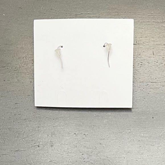 Basketball Allover Orange Rhinestone & Silver Angel Wing Mom NBA 1.5” Earrings - Picture 3 of 5